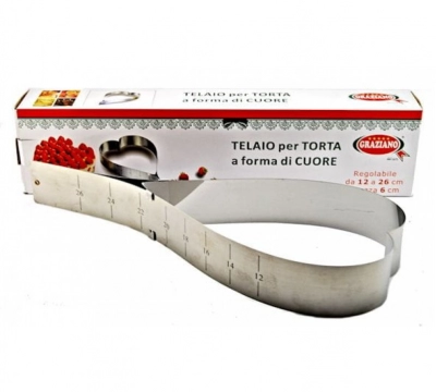 Forma na tortu srdce 12x26cm